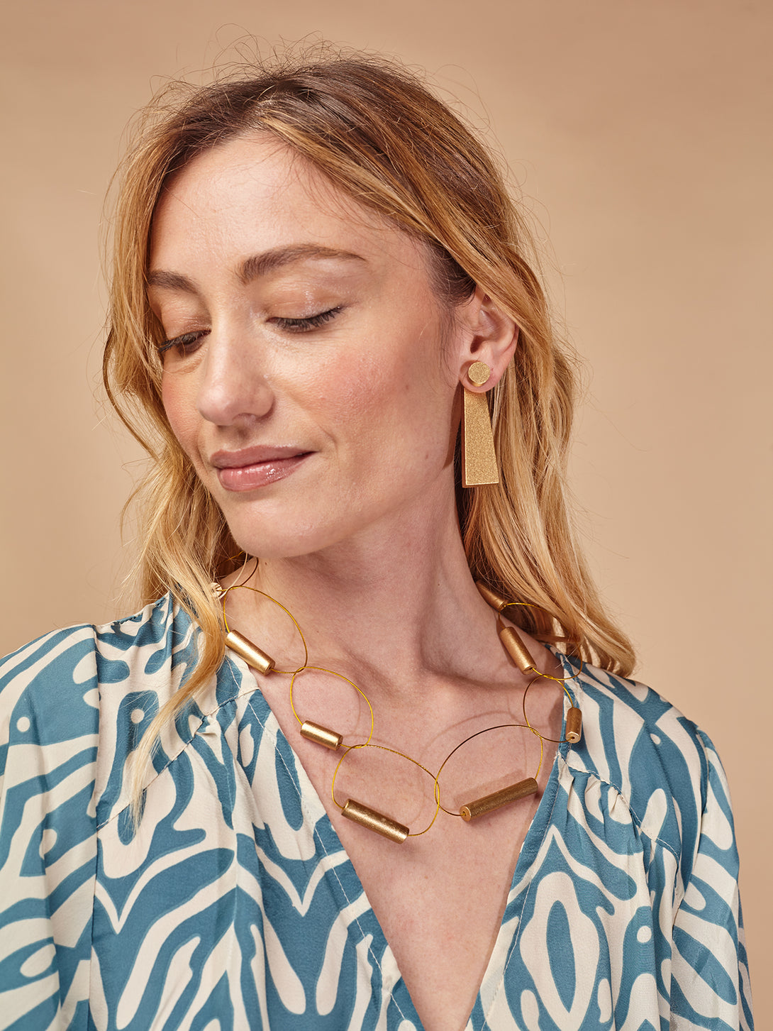 Orecchini Legno doppio lato Alhambra metallic-orecchini-Bijondo-Bijondo