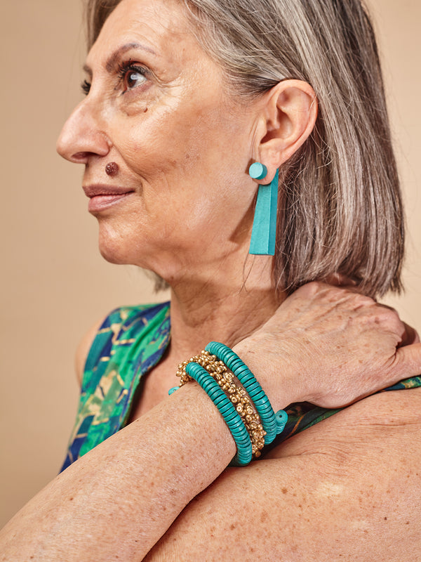 Orecchini Legno doppio lato Alhambra-orecchini-Bijondo-Bijondo