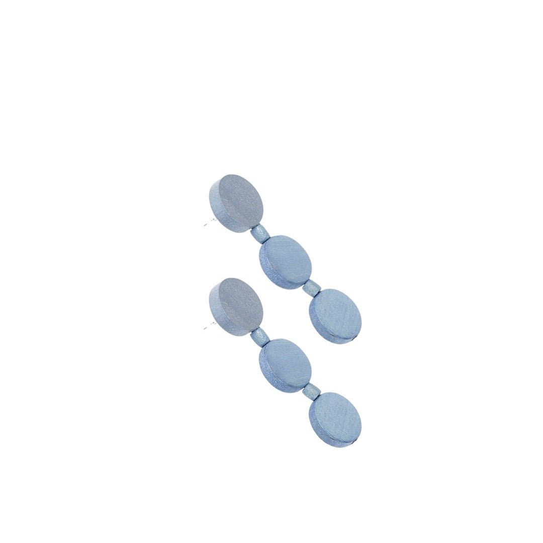 Orecchini Little Italy legno - carta da zucchero - Bijondo