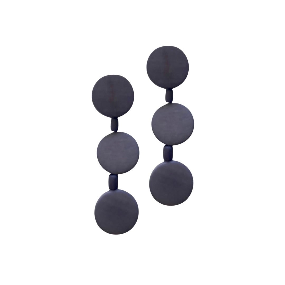 Orecchini Little Italy legno - lilla - Bijondo