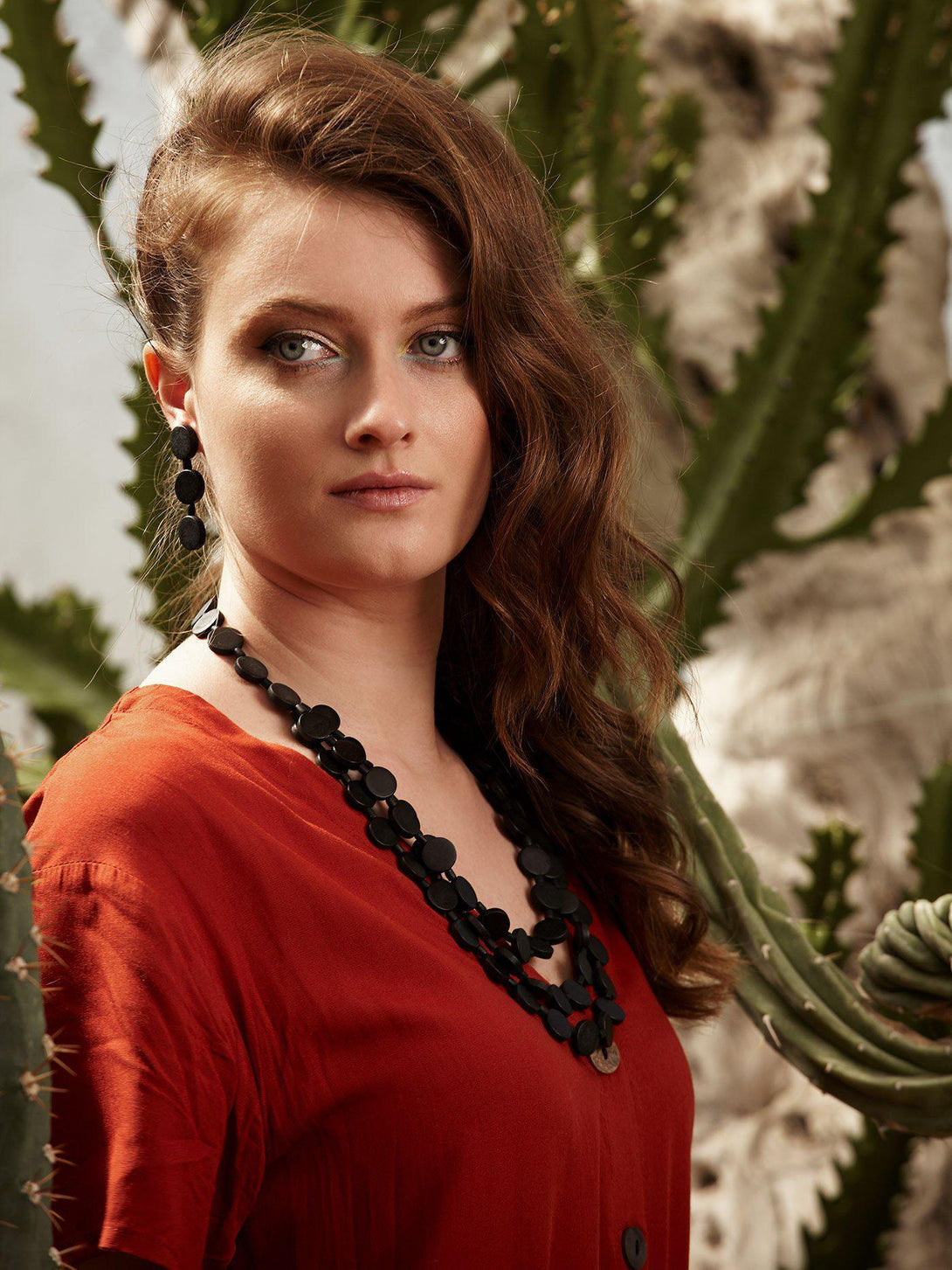 Orecchini Little Italy legno - nero - Bijondo