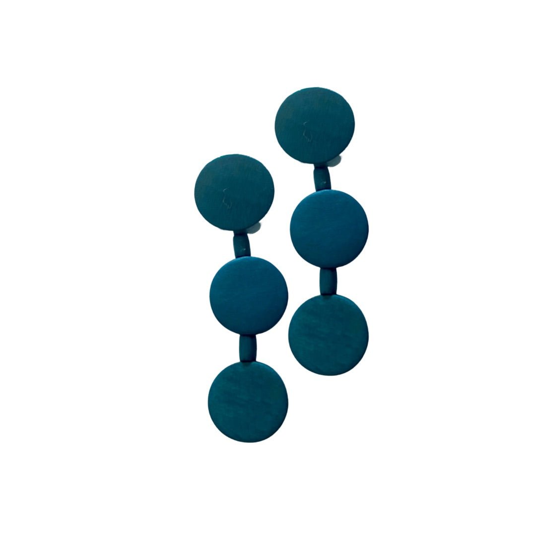 Orecchini Little Italy legno - ottanio - Bijondo