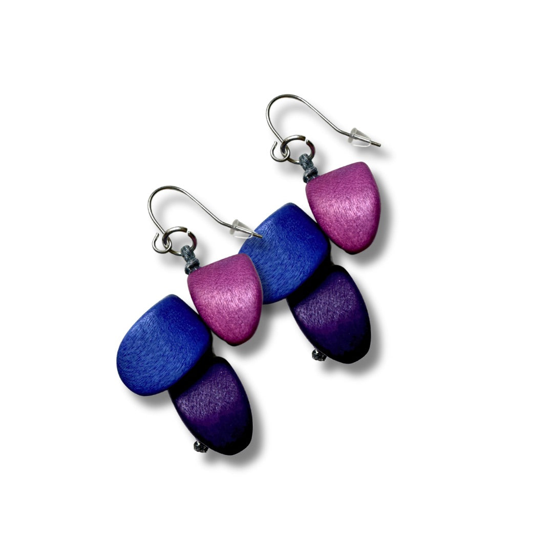 Orecchini Marocco legno-orecchini-Bijondo-Viola-Bijondo