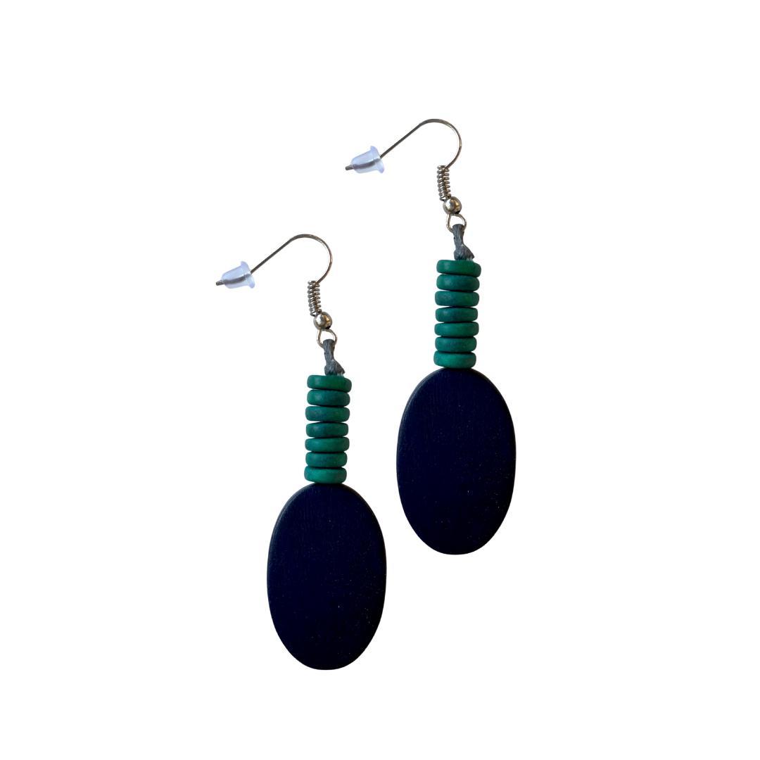 Orecchini Mauritius - nero - Bijondo