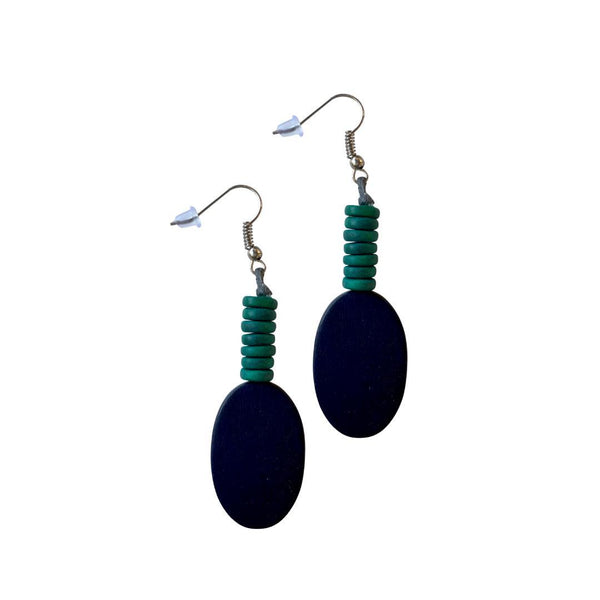 Orecchini Mauritius - nero - Bijondo