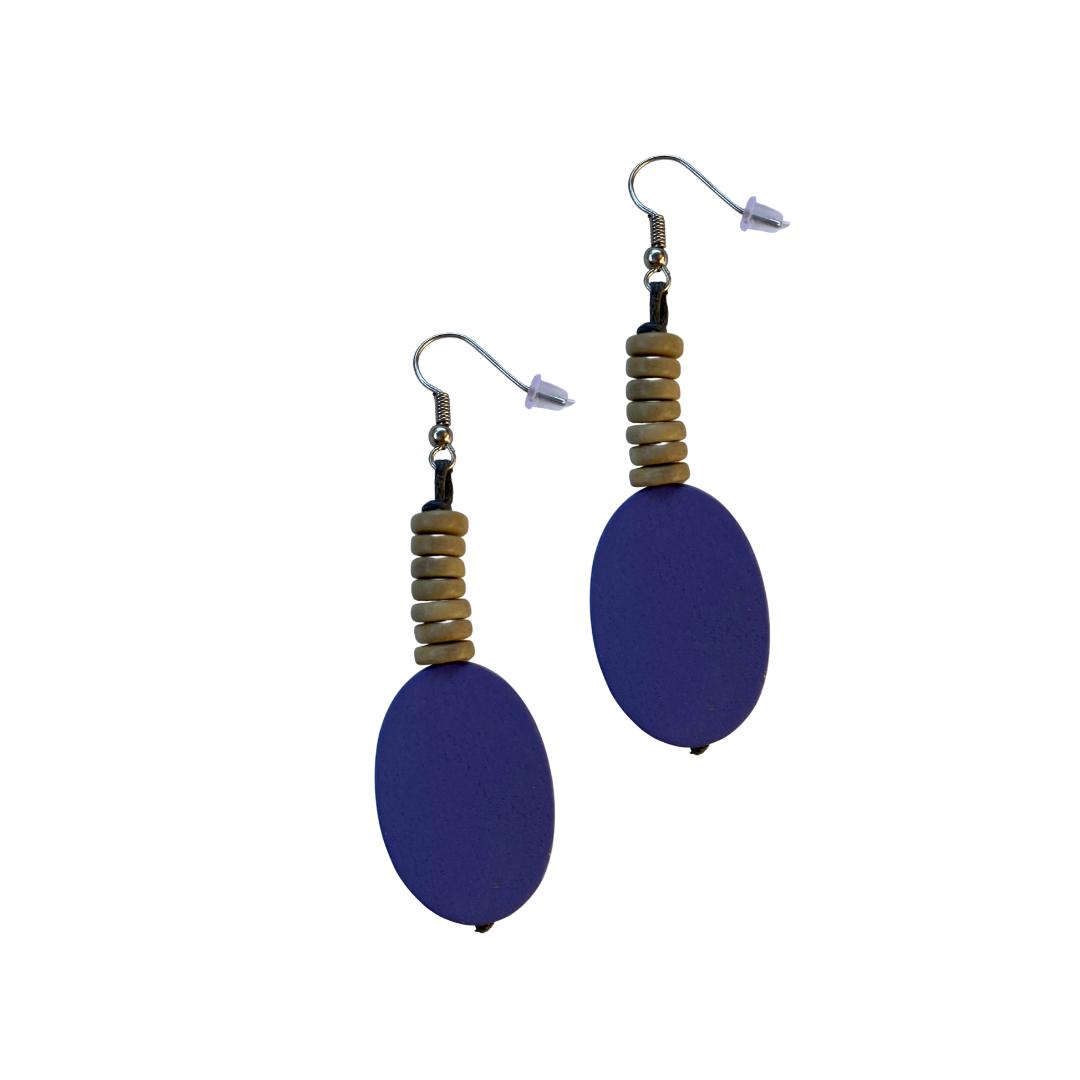 Orecchini Mauritius - blu - Bijondo