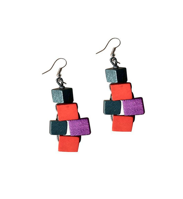 Orecchini Moldavia - viola - Bijondo