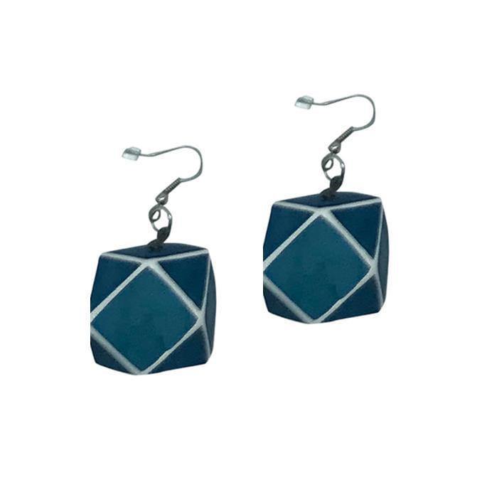 Orecchini Monaco Metallic - blu - Bijondo