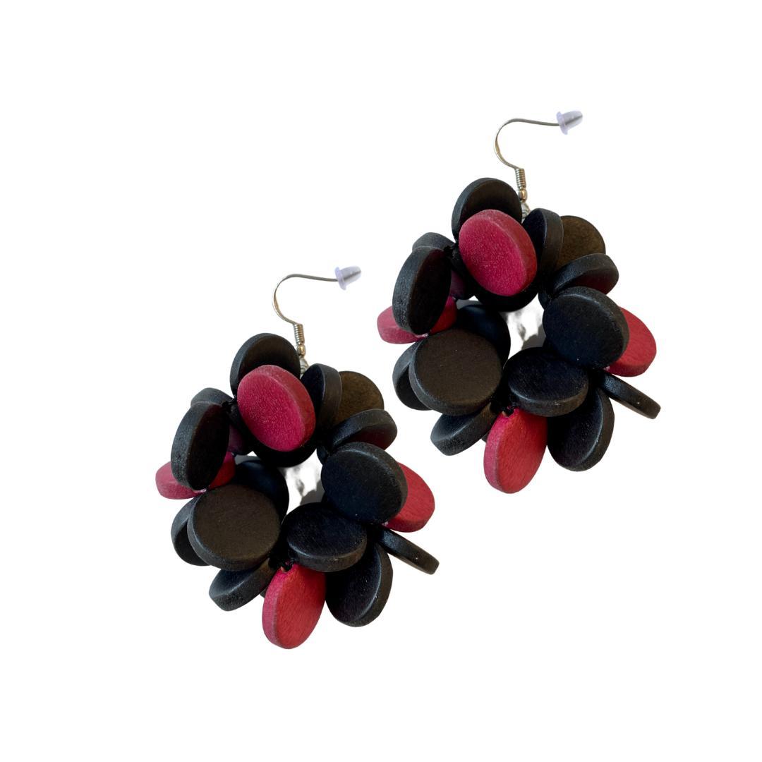 Orecchini Olanda - fucsia - Bijondo