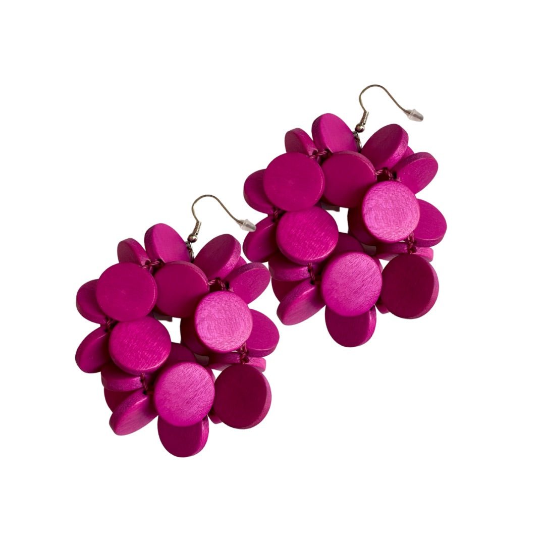 Orecchini Olanda - magenta - Bijondo