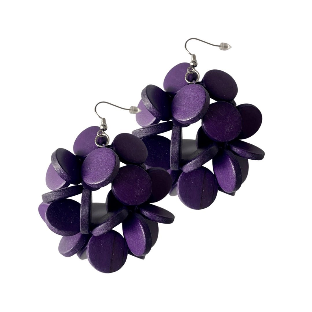 Orecchini Olanda - viola - Bijondo