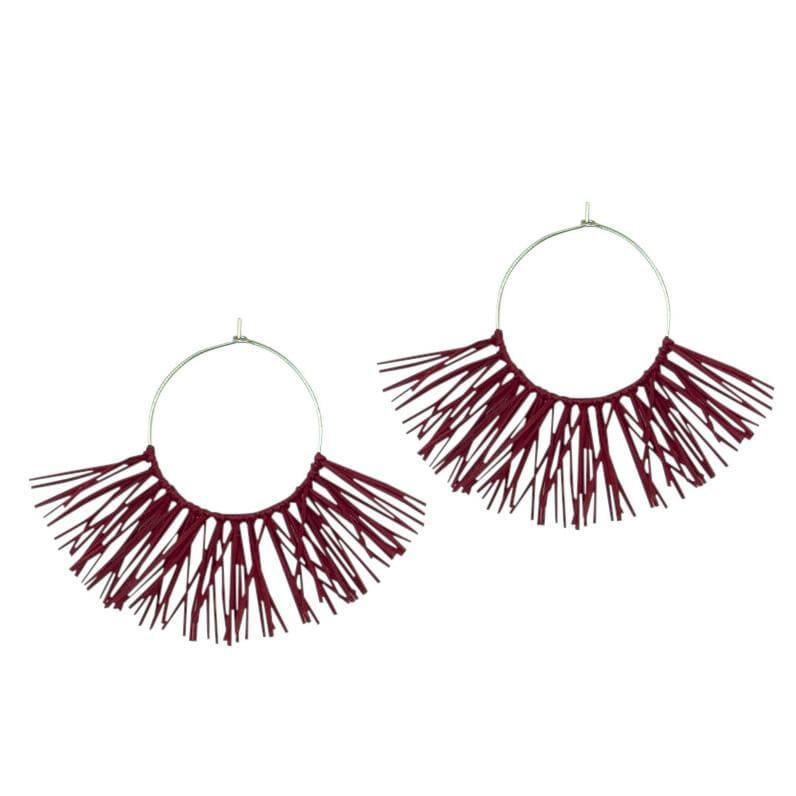 Orecchini Paraguay - bordeaux - Bijondo