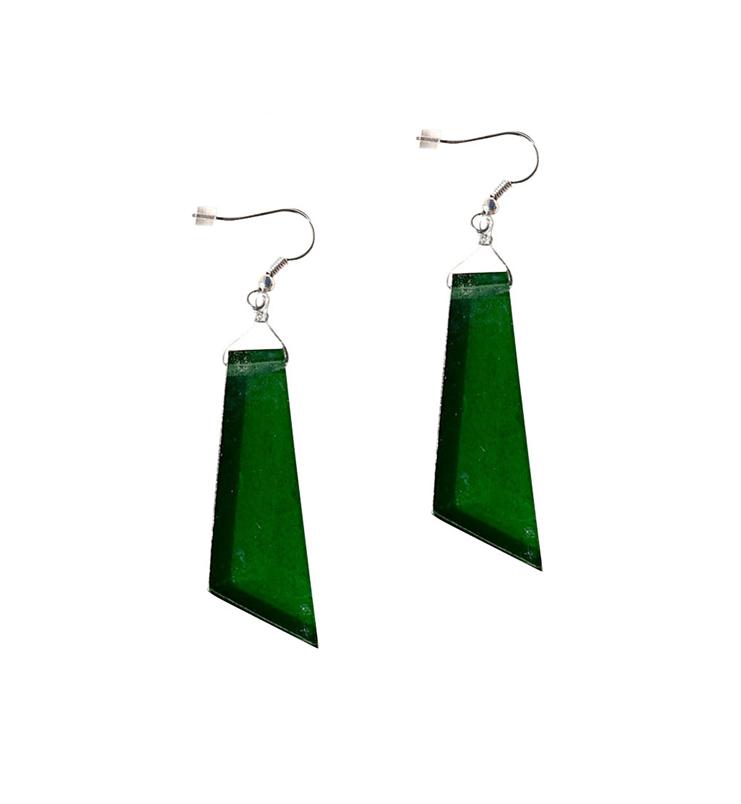 Orecchini Procida - verde bottiglia - Bijondo