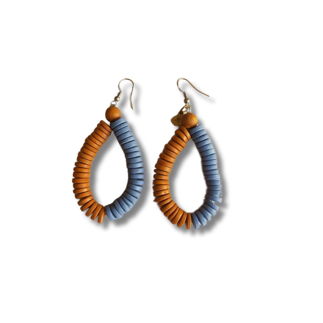 Orecchini Rory legno Big-orecchini-EW-Caramello-Bijondo