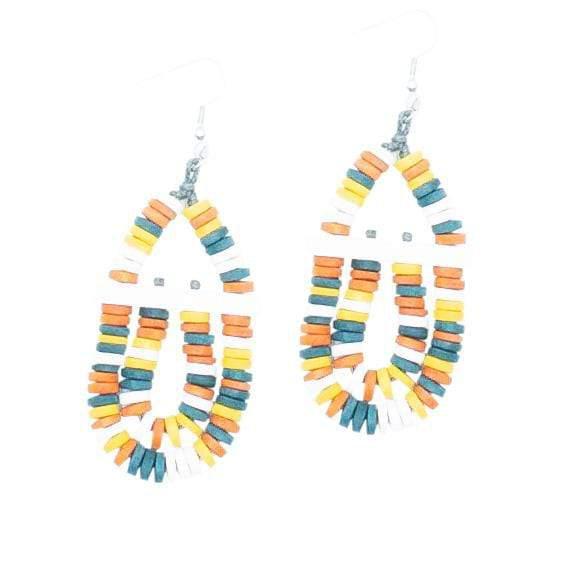 Orecchini Samoa - arancione - Bijondo