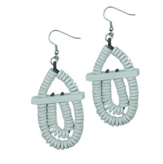 Orecchini Samoa - bianco - Bijondo