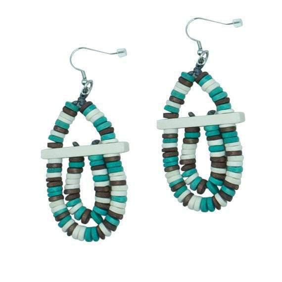 Orecchini Samoa - marrone - Bijondo