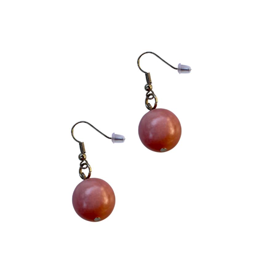 Orecchini Svezia resina e madresperla - verde - Bijondo