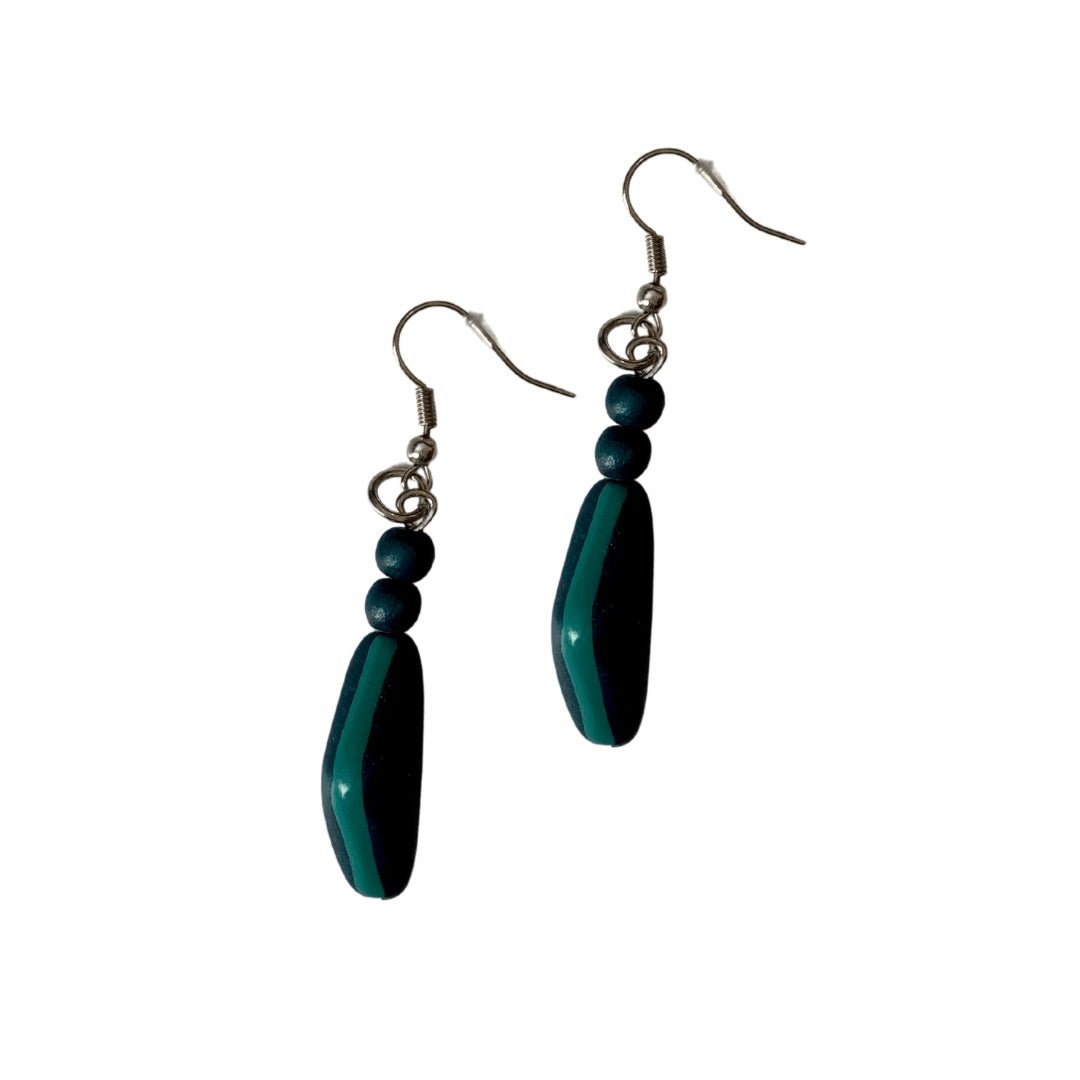 Orecchini Thailandia - petrolio - Bijondo