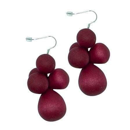 Orecchini Tibet legno - verde - Bijondo