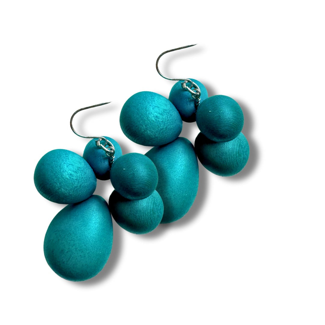 Orecchini Tibet legno-orecchini-EW-petrolio-Bijondo