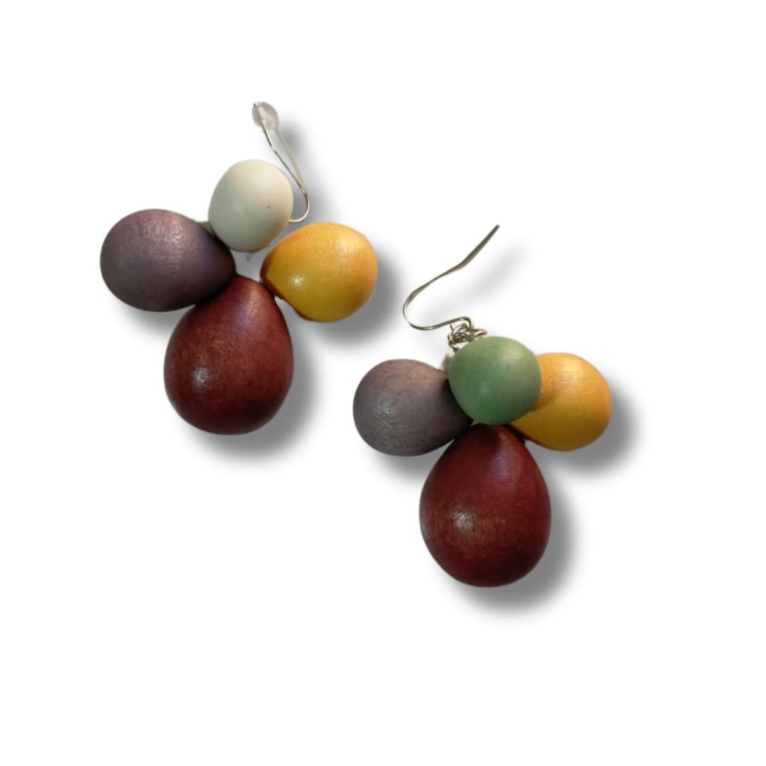 Orecchini Tibet legno-orecchini-EW-senape-Bijondo