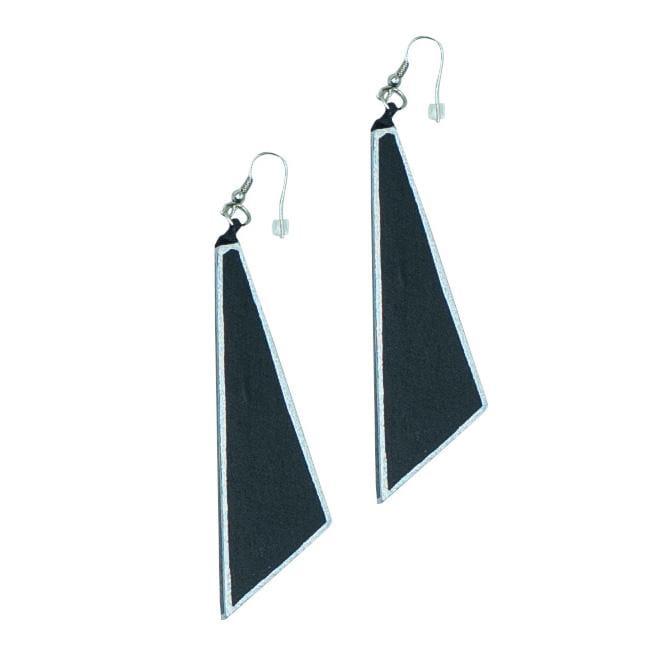 Orecchini Togo Metallic - nero - Bijondo