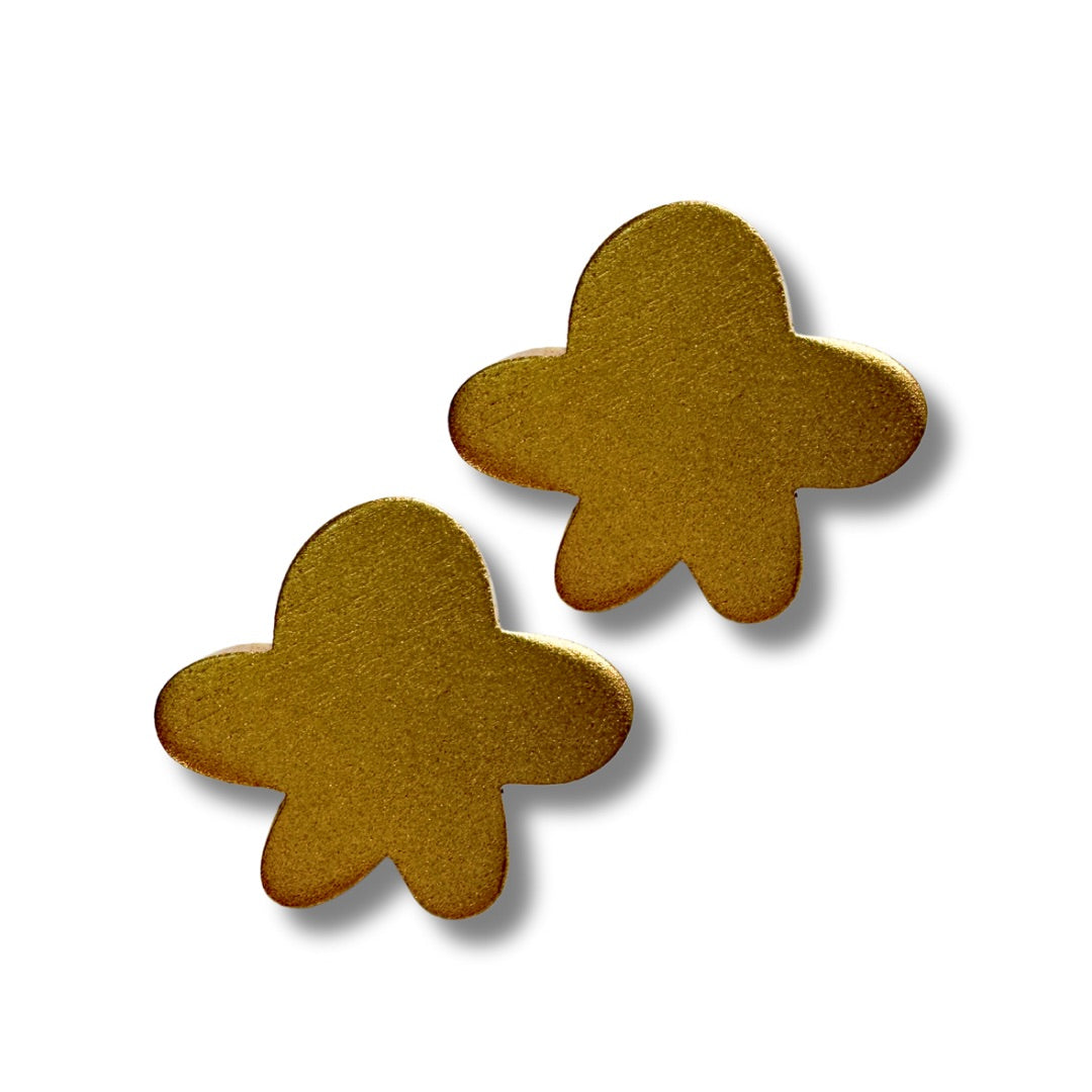 Orecchini a lobo Flor metallic-orecchini-Bijondo-Oro-Bijondo