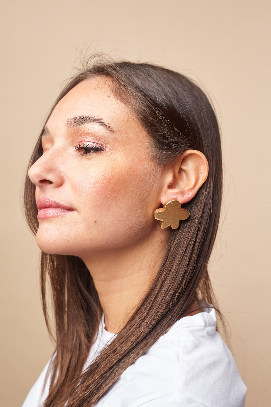 Orecchini a lobo Flor metallic-orecchini-Bijondo-Bijondo