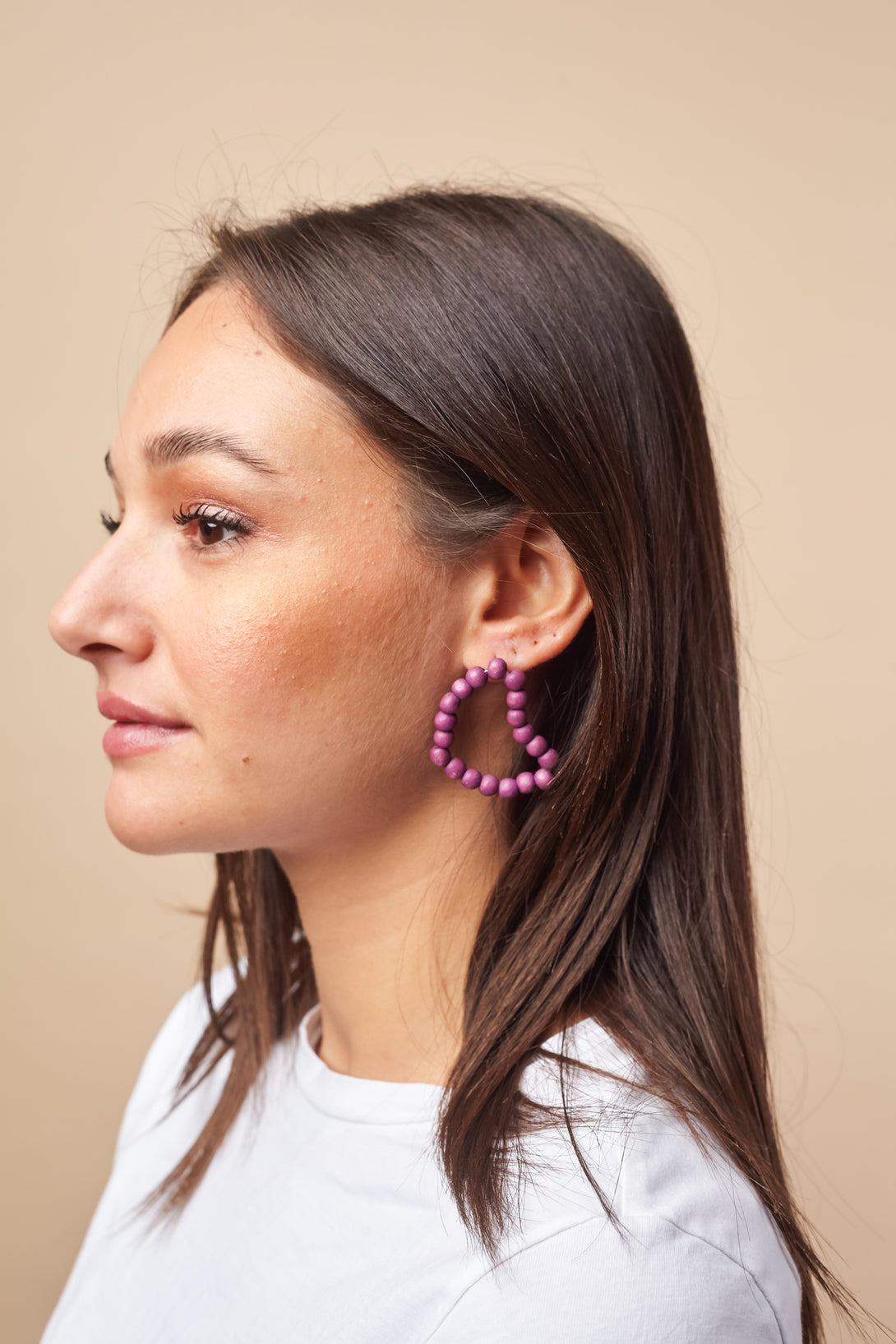 Orecchini a lobo legno Coeur-orecchini-Bijondo-Bijondo