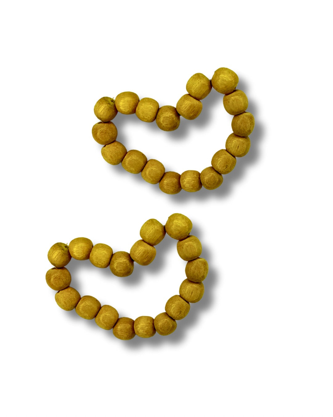 Orecchini a lobo legno Coeur-orecchini-Bijondo-Giallo-Bijondo