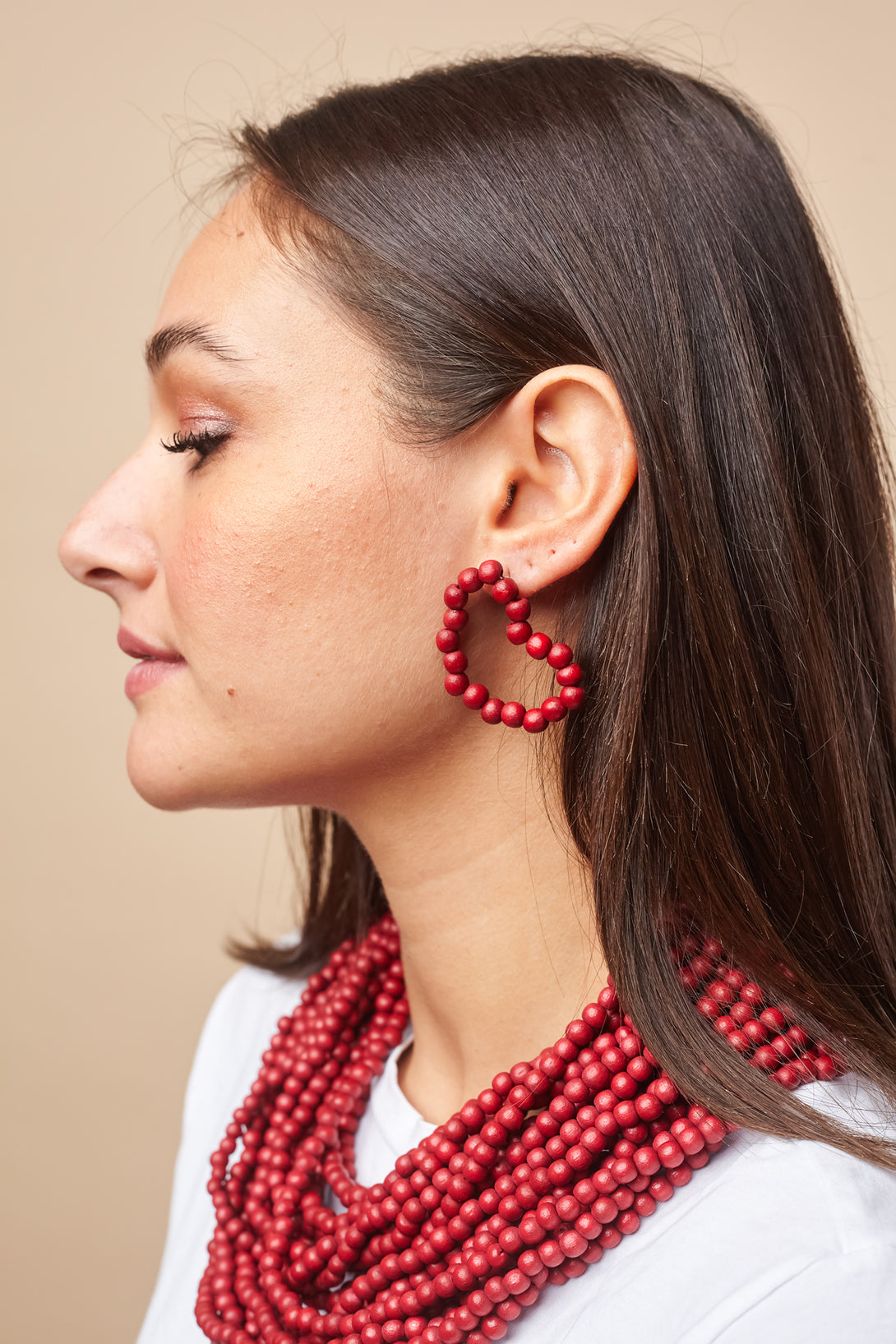 Orecchini a lobo legno Coeur-orecchini-Bijondo-Bijondo