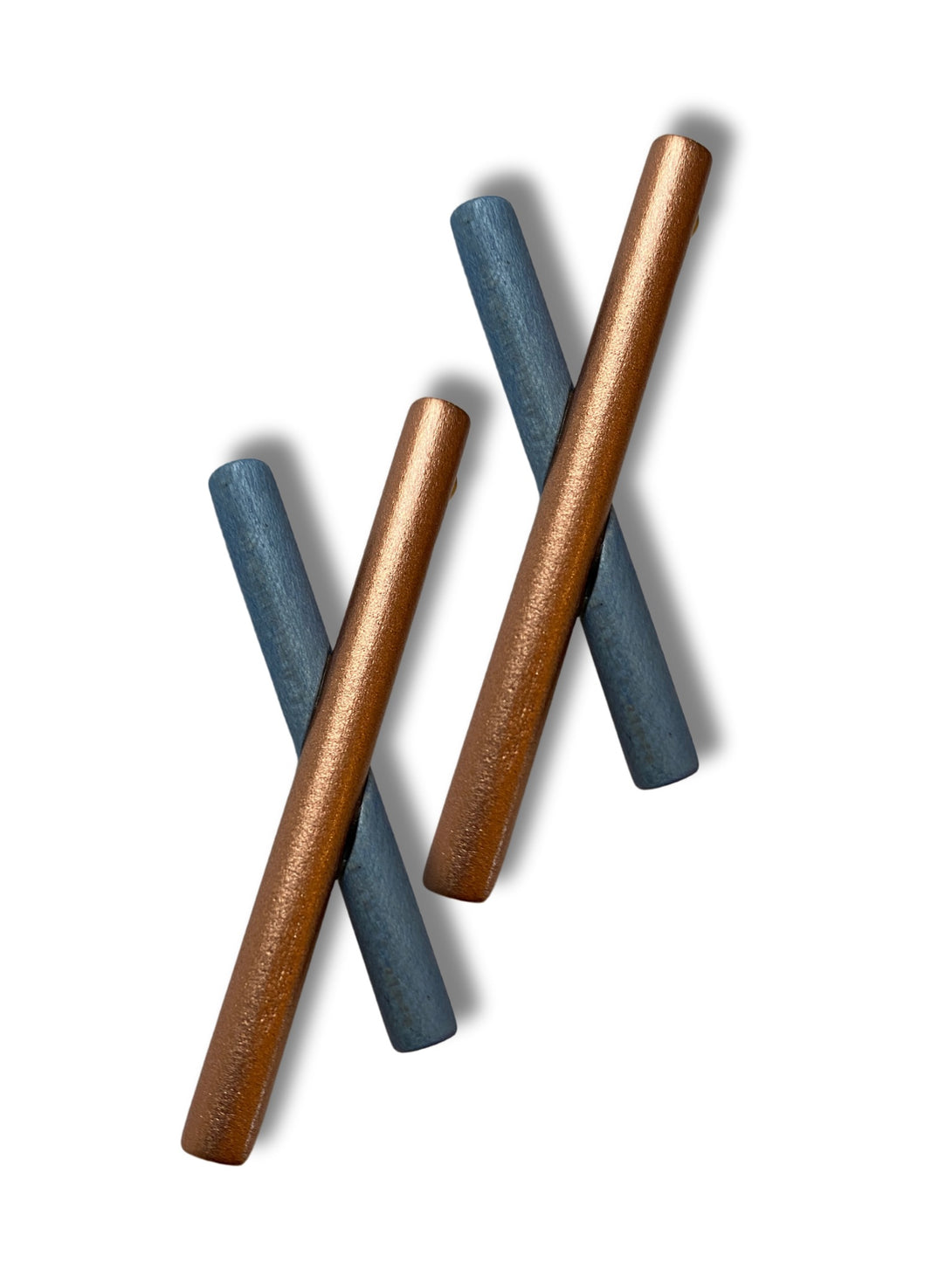 Orecchini a lobo legno Xavia-orecchini-Bijondo-celeste-Bijondo