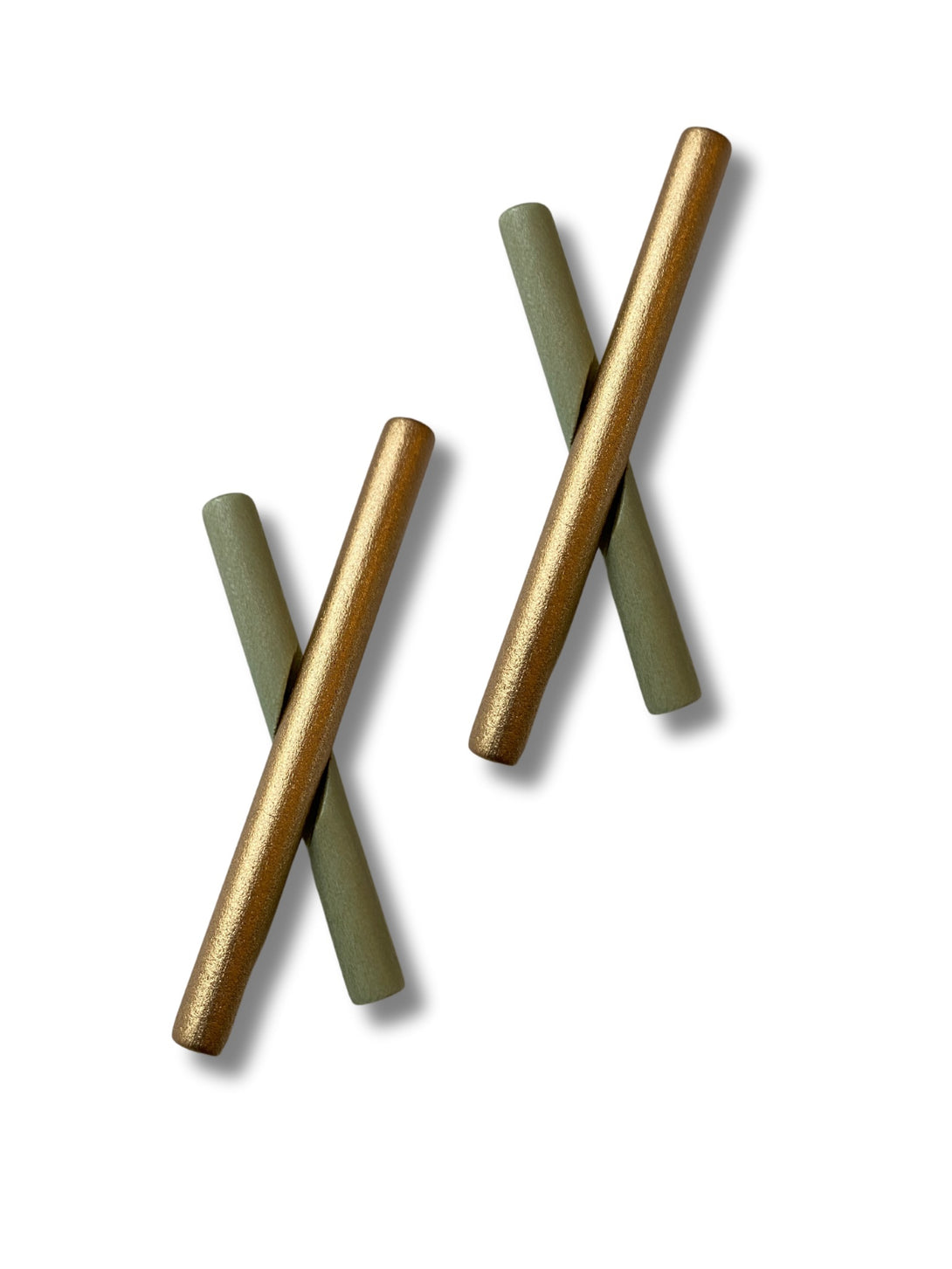 Orecchini a lobo legno Xavia-orecchini-Bijondo-verde-Bijondo