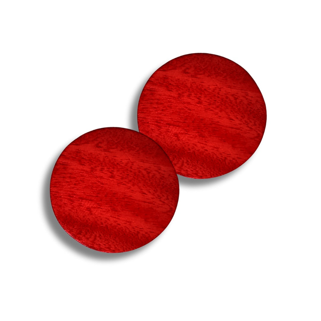 Orecchini a lobo, legno, colorata Kelly-orecchini-Bijondo-Arancione-Bijondo