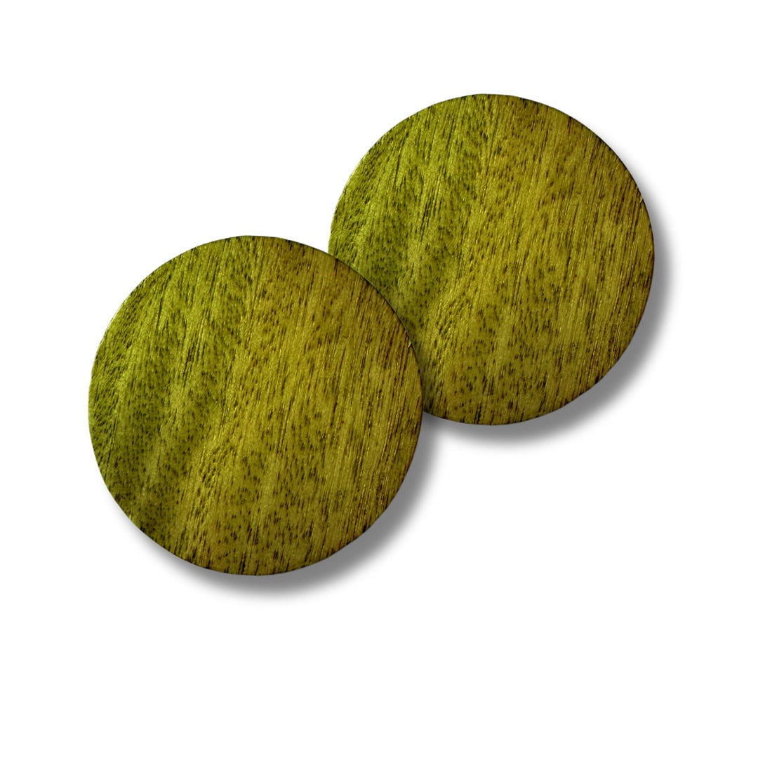 Orecchini a lobo, legno, colorata Kelly-orecchini-Bijondo-Verde-Bijondo