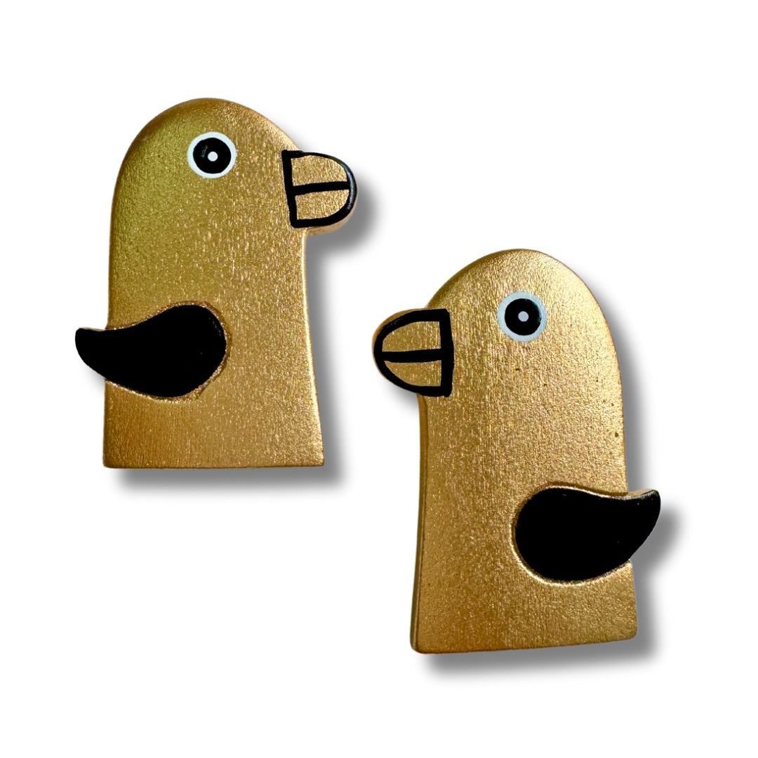 Orecchini al lobo, legno Birdy-orecchini-Bijondo-Oro-Bijondo