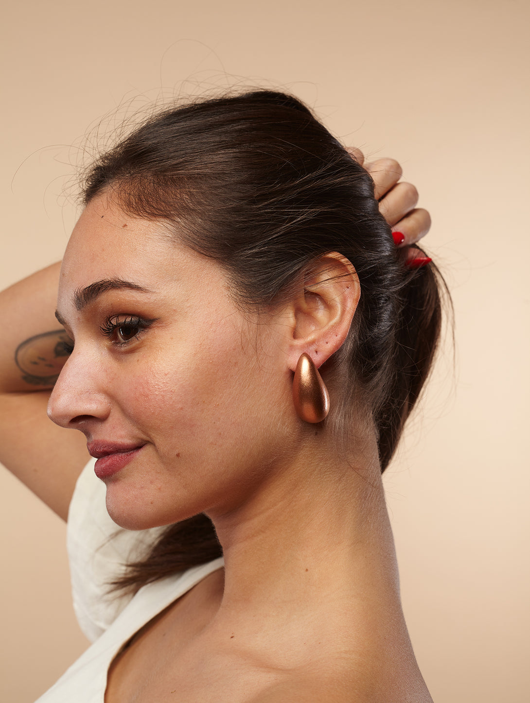 Orecchini goccia in legno Salento-orecchini-Bijondo-Bijondo