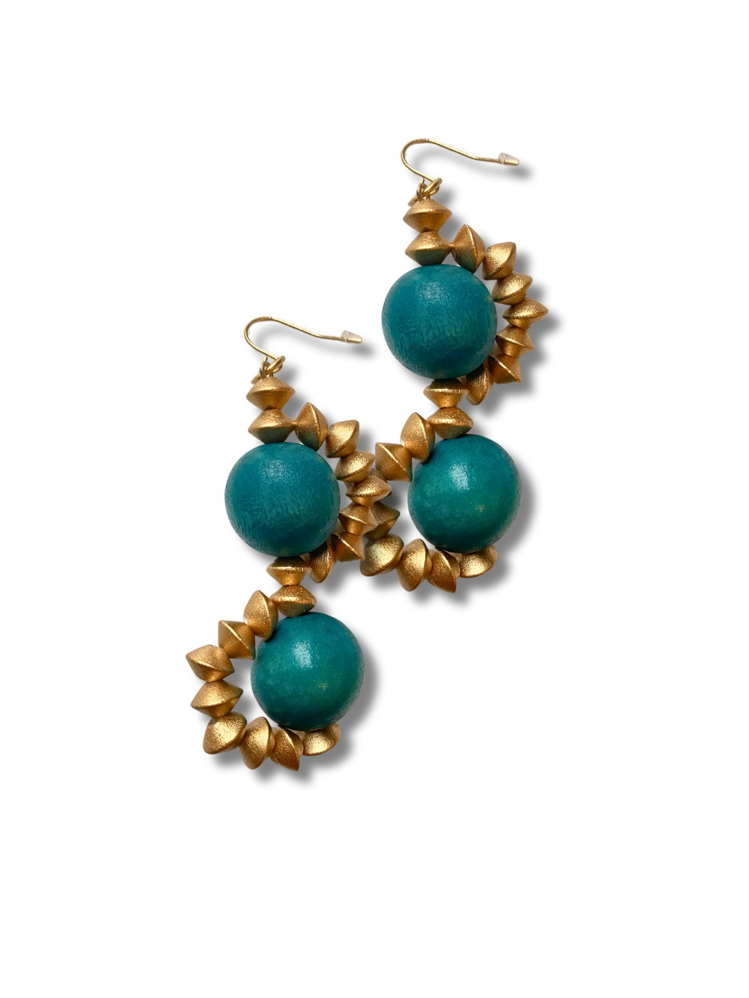 Orecchini grandi legno Aurora metallic-orecchini-EW-petrolio-Bijondo