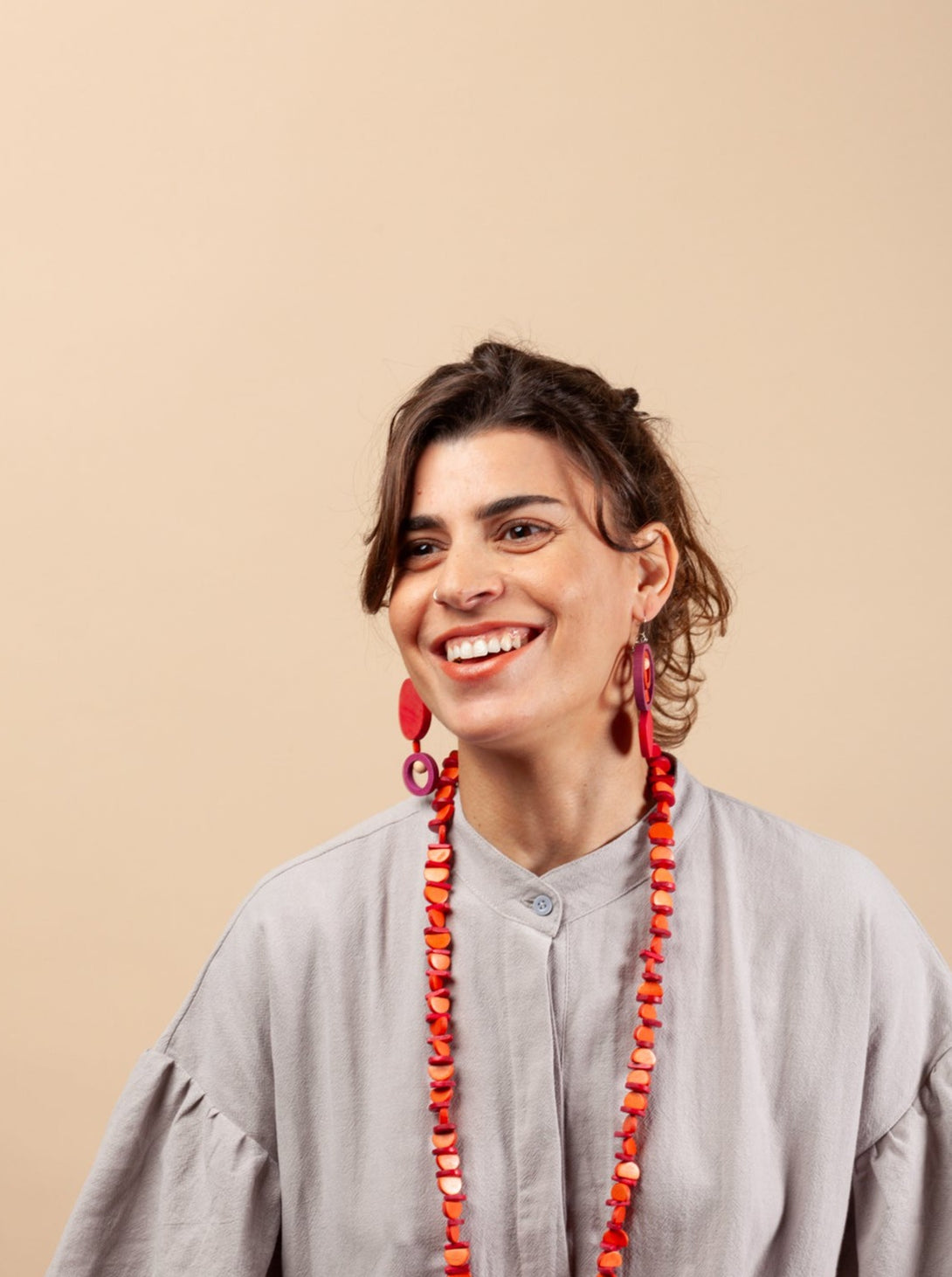 Orecchini grandi legno Mira-Bijondo-Bijondo