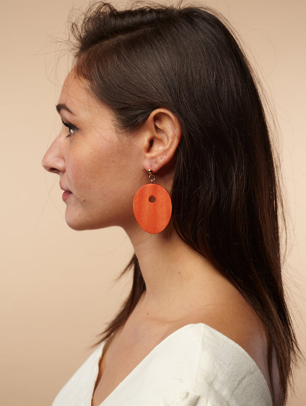 Orecchini, legno Aleyna-Orecchini-Bijondo-Arancione-Bijondo