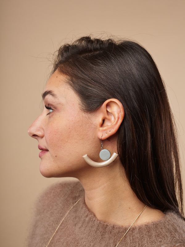 Orecchini legno Balance metallic-Orecchini-Bijondo-Bijondo