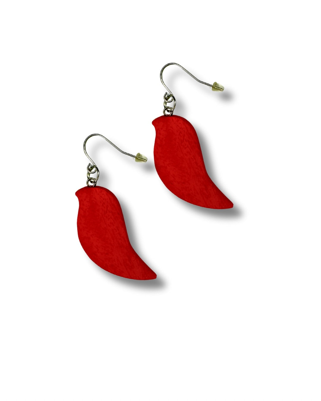 Orecchini legno Bird-orecchini-EW-Arancione-Bijondo