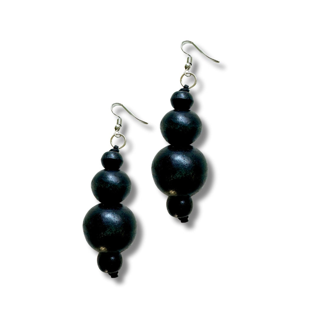 Orecchini legno Bonnie-orecchini-Bijondo-Nero-Bijondo