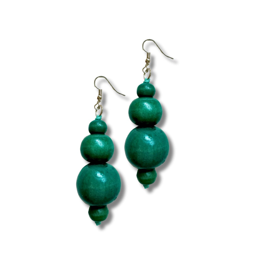 Orecchini legno Bonnie-orecchini-Bijondo-Turchese-Bijondo