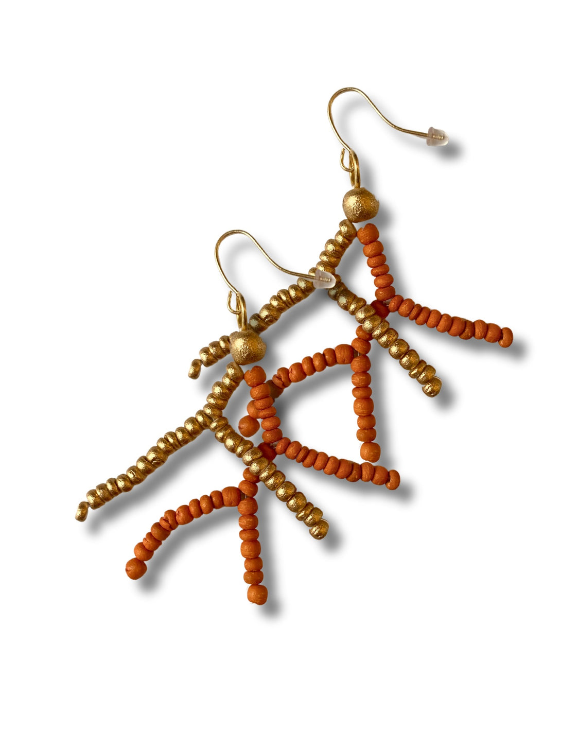 Orecchini legno Corallo-orecchini-Bijondo-arancione-Bijondo