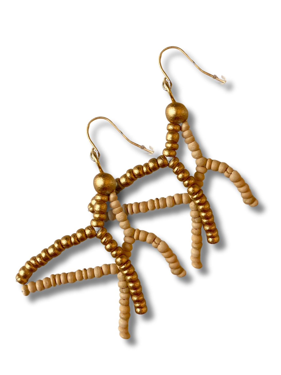 Orecchini legno Corallo-orecchini-Bijondo-beige-Bijondo