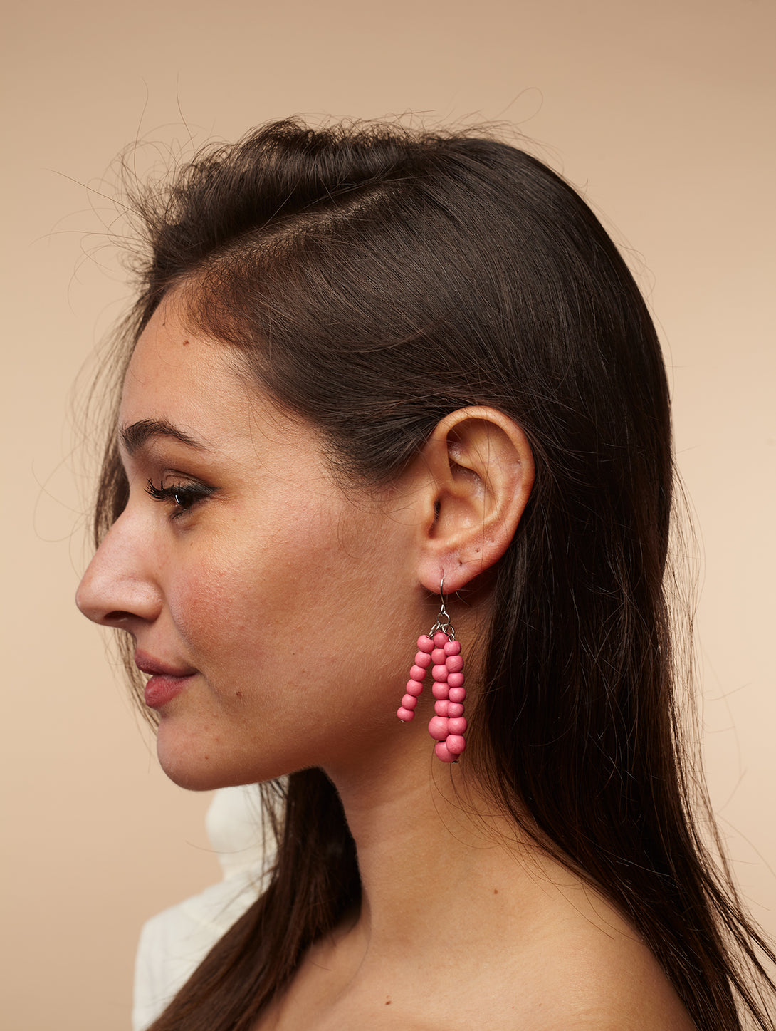 Orecchini legno Emryn-Orecchini-EW-Fucsia-Bijondo