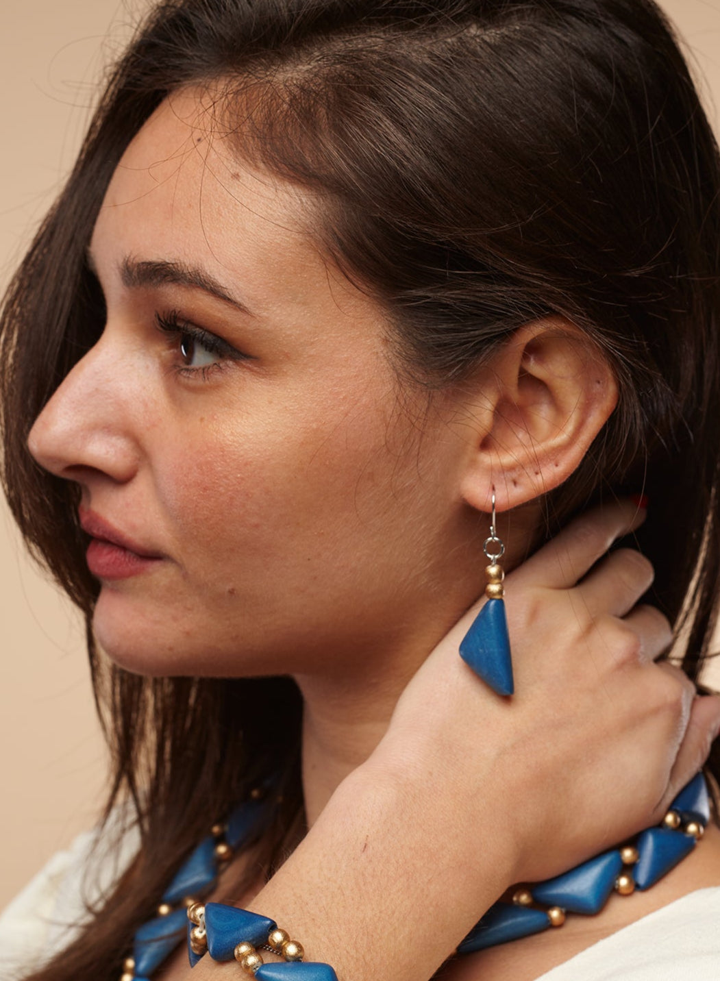 Orecchini legno Honey-Orecchini-EW-Blu-Bijondo