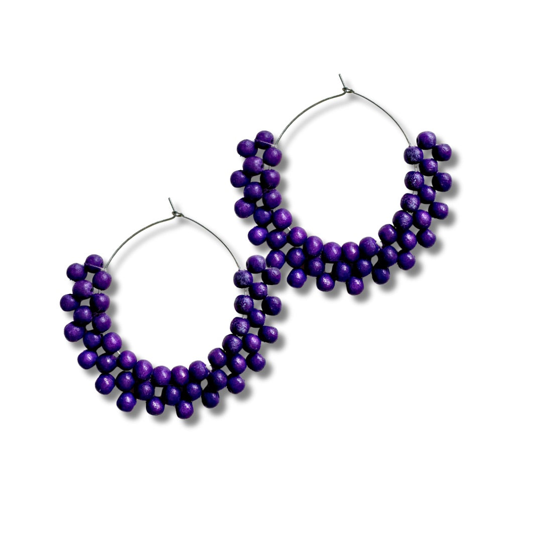 Orecchini legno Hope-orecchini-Bijondo-Viola-Bijondo